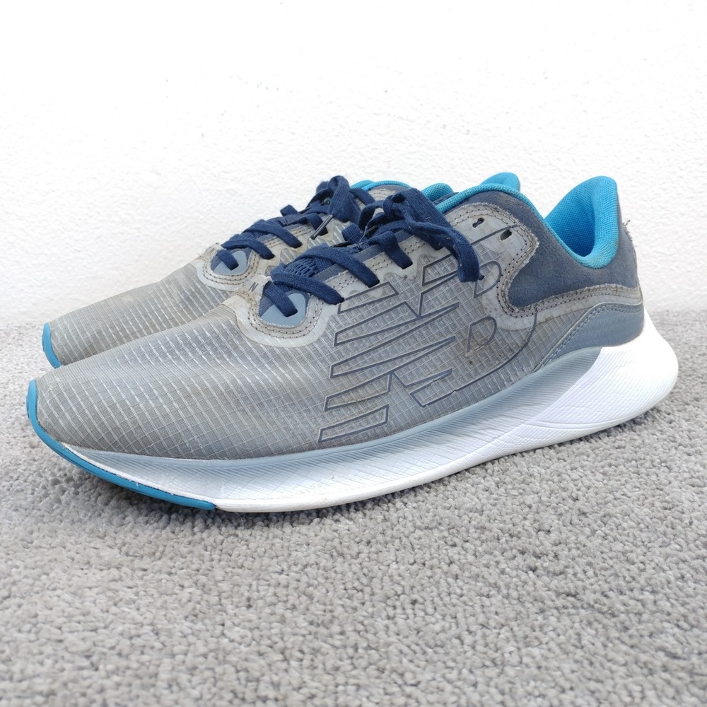New Balance Dynasoft Breaza V1 Mens Size 13 Running Shoes Gray Blue MABRZACG